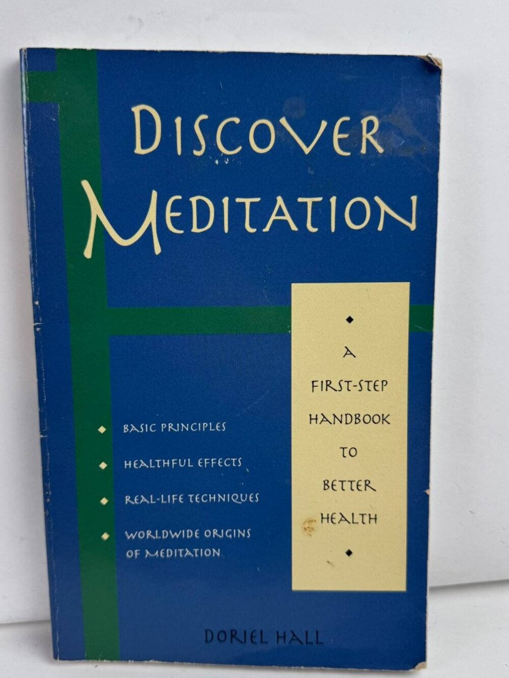 Discover Meditation First-Step Handbook Doriel Hall Paperback ISBN 1569751137